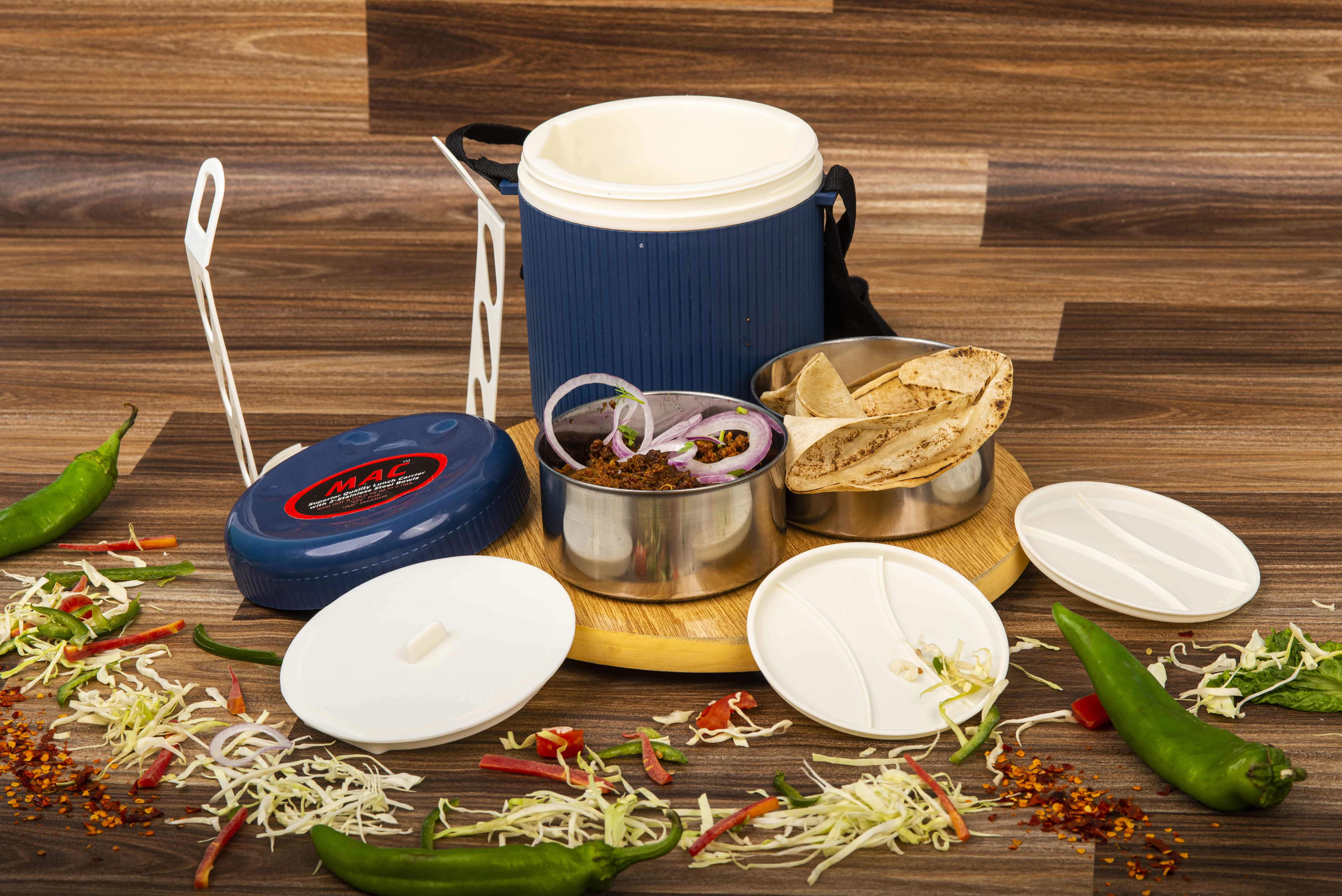 Partner Lunch Carrier (Small) (2 Steel Bowls)