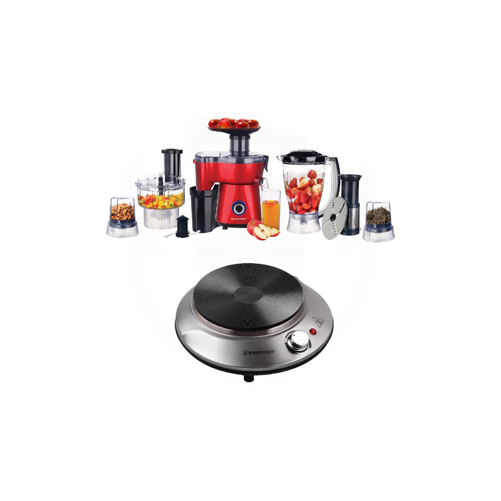 Food Processor with Hot Plate