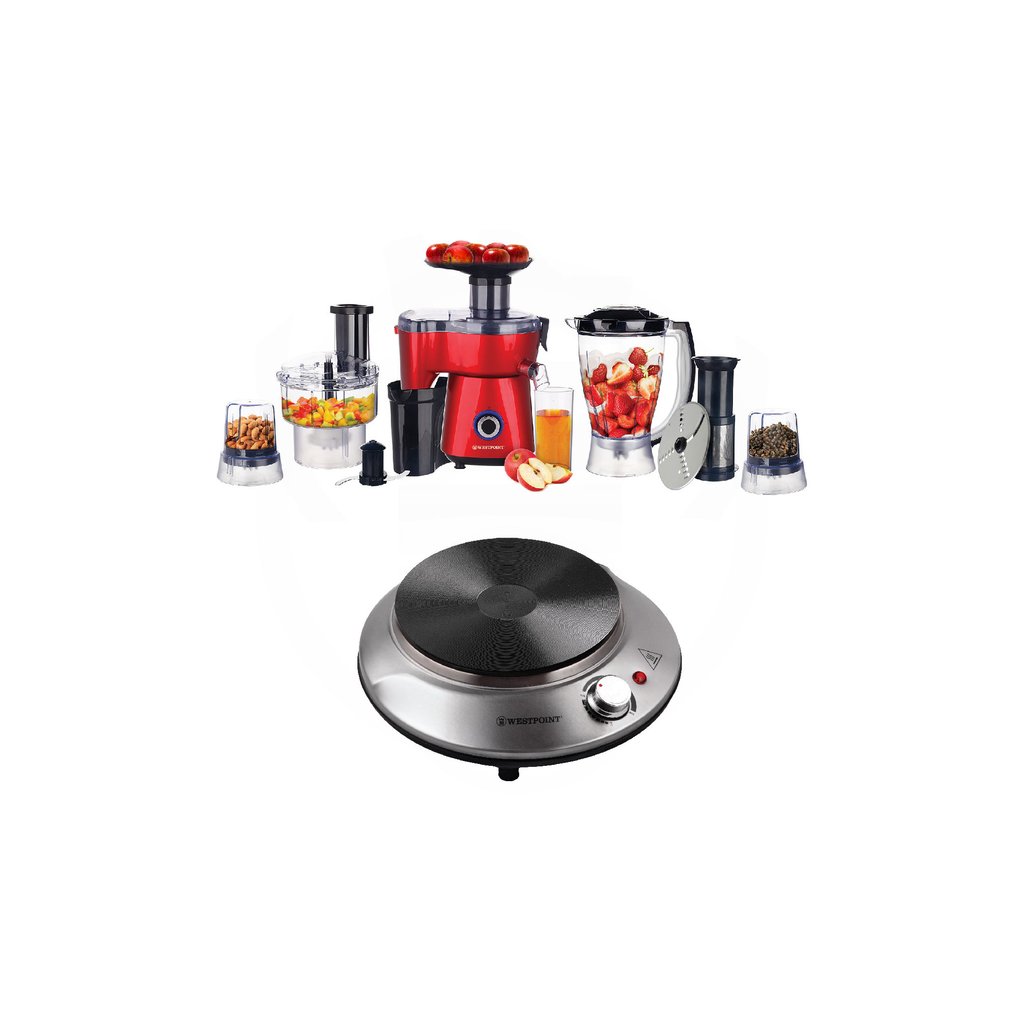 Food Processor with Hot Plate
